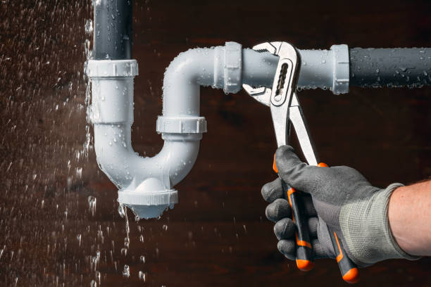 Professional Plumbing technician working in Adams, WI